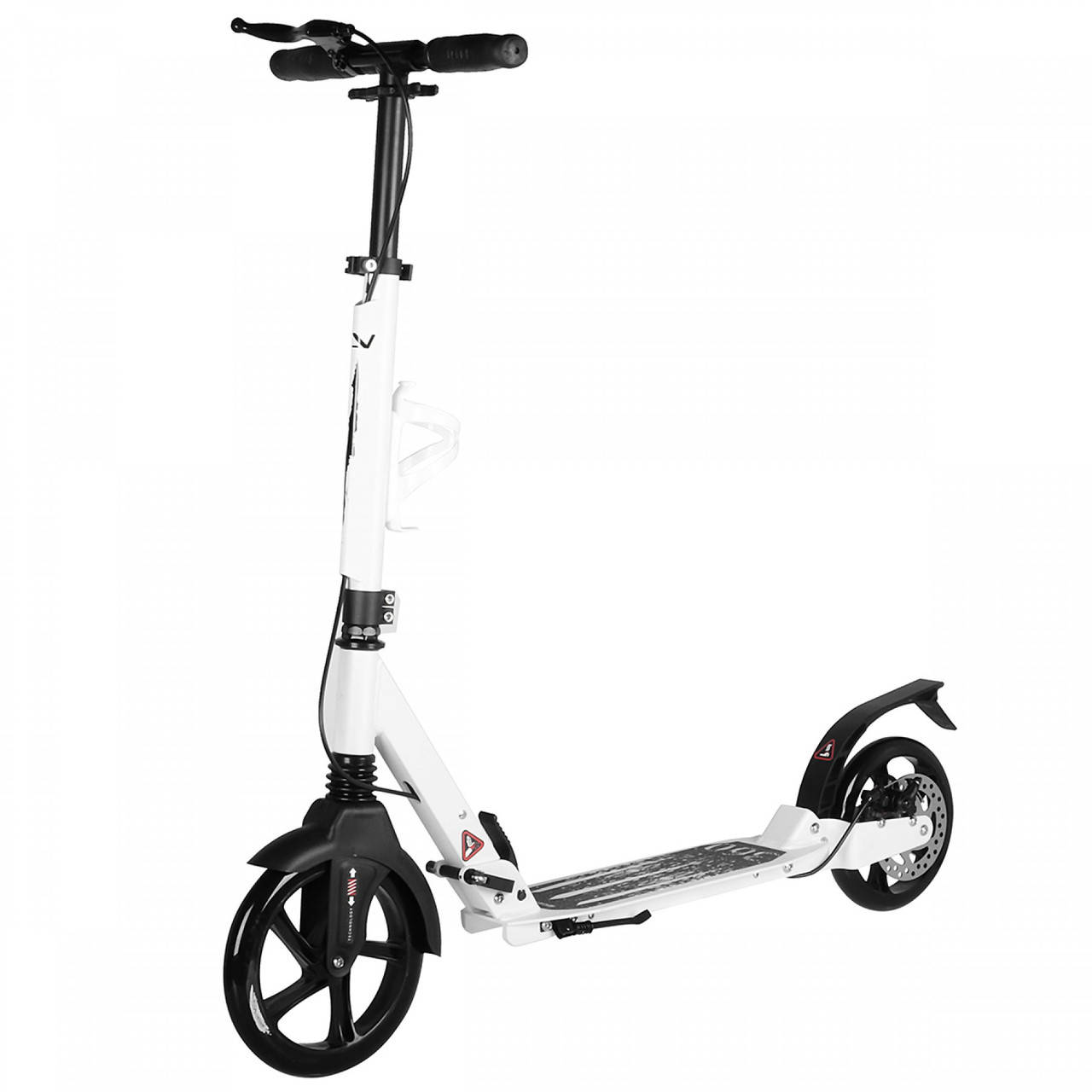 

Самокат двухколесный с дисковым тормозом SportVida SV-ME0001. Самокат для взрослых, подростковый, Белый