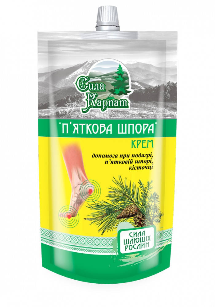

Крем "Пяточная Шпора" Сила Карпат