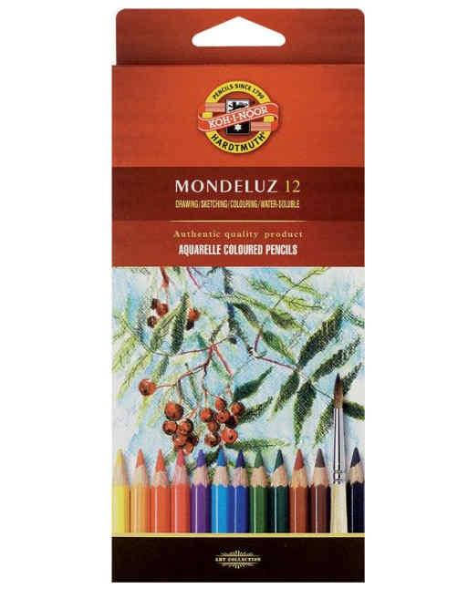 

Карандаши цветные акварельные Koh-i-Noor Mondeluz 12 цветов