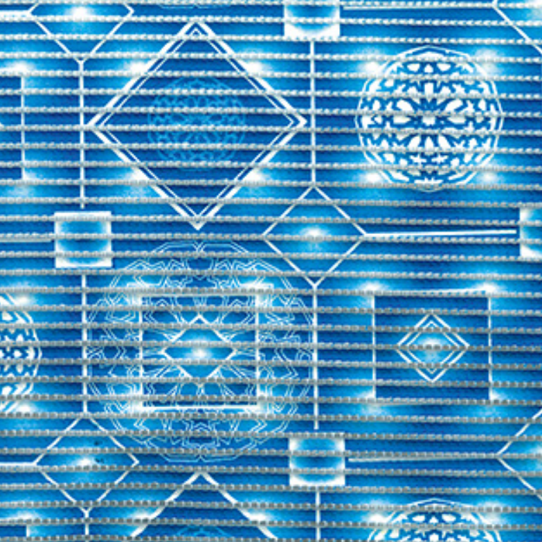 

Коврик в ванную Oncu Grup "Декомарин" 80 см х 1 м п. разноцветный (208-A), Голубой