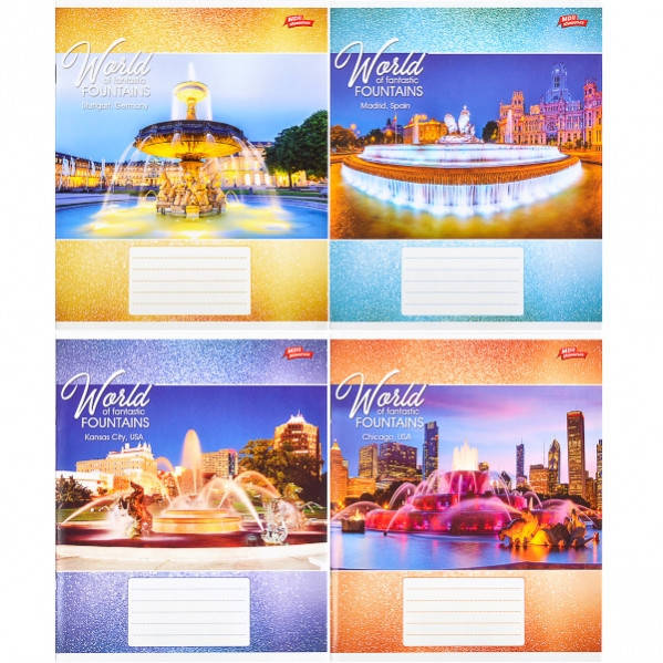 

Тетрадь 18 листов линия "МРІЇ" / Фонтаны