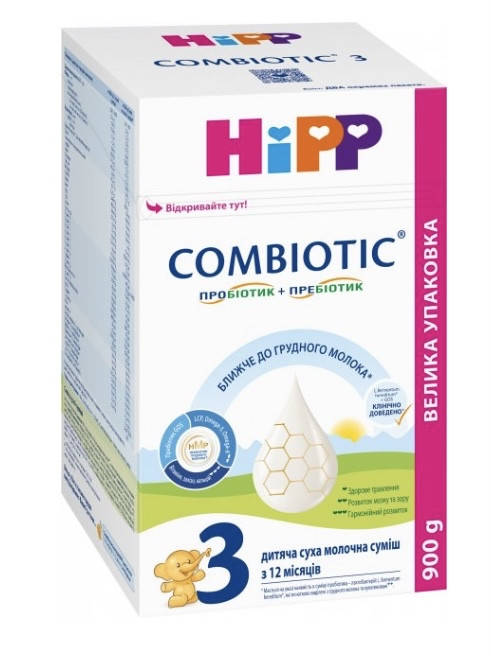 

Детская смесь Hipp combiotic 3, 900 г