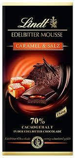

Шоколад Lindt Edelbitter Mousse Caramel Salt 70% 150г Германия