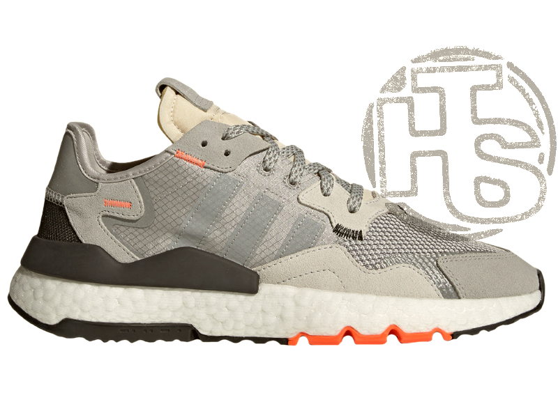 

Мужские кроссовки Adidas Nite Jogger Grey Two Solar Orange DB3361, Разные цвета