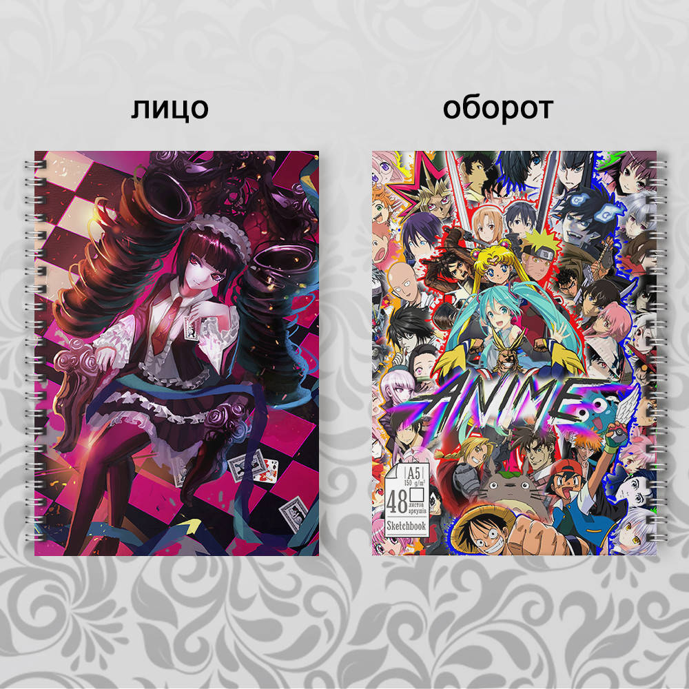 

Скетчбук Аниме Danganronpa 005