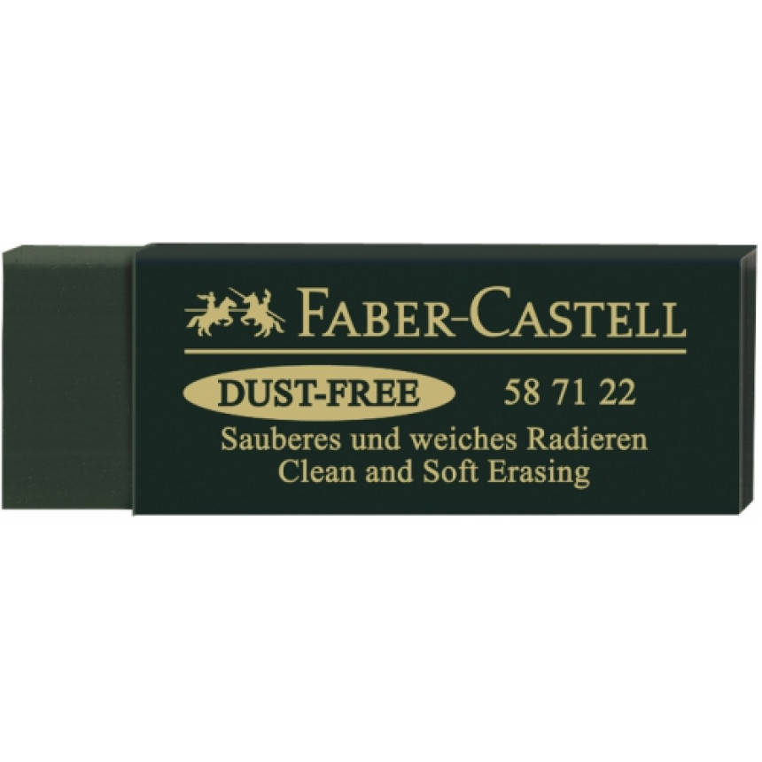 

Ластик 587122 DUST-FREE зеленый Faber Castell, Зелёный