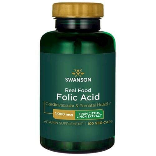 

Витамин B9 (Ultra Real Food Folic Acid) 1000 мкг 100 капсул