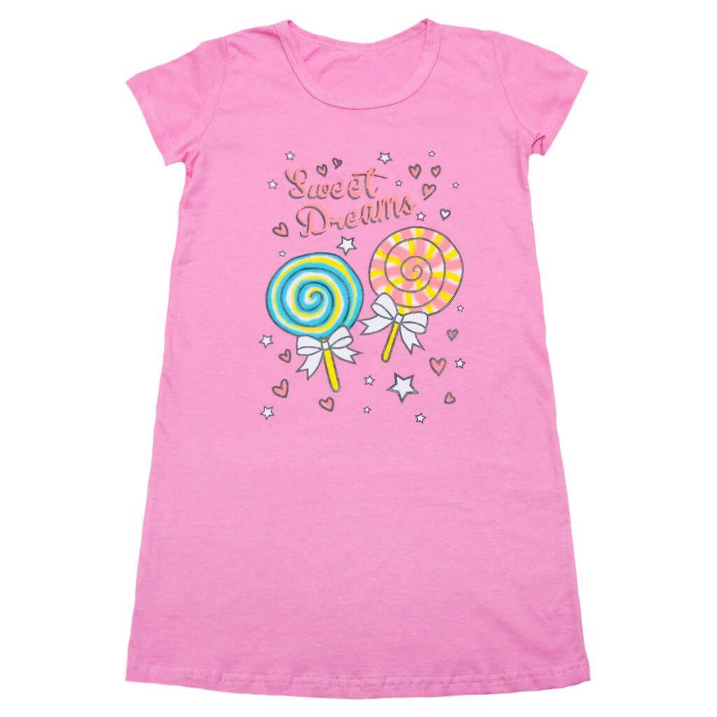 

Ночная рубашка для девочки, Розовый