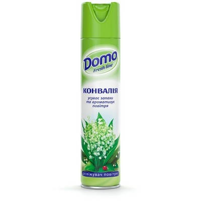 

Освежитель воздуха Домо / "DOMO Fresh line" Ландыш 300мл.