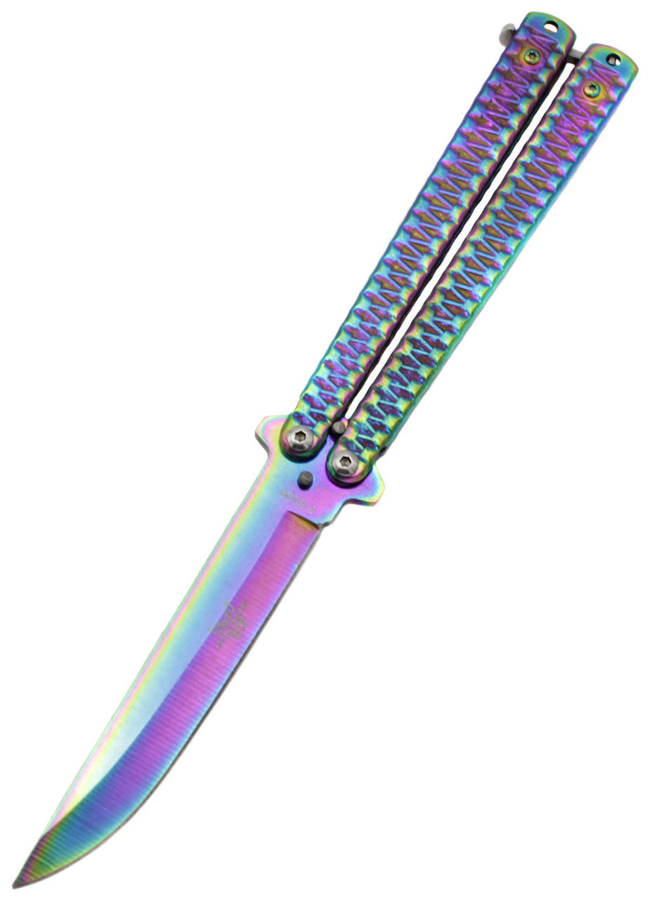 

Нож бабочка Zigzag gradient A824
