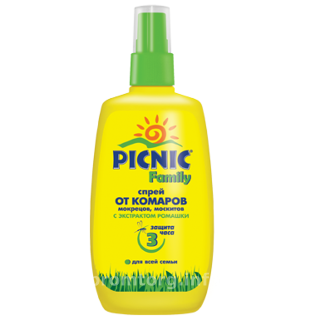 

Спрей от комаров Picnic Family 100 мл