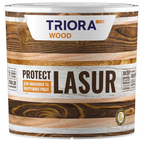 

Лазурь акриловая "TRIORA" белая 2,5 л