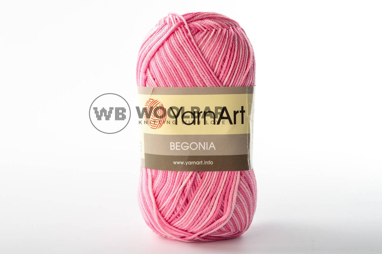 

Пряжа YarnArt Begonia Melange 0377 ярко-розовый меланж