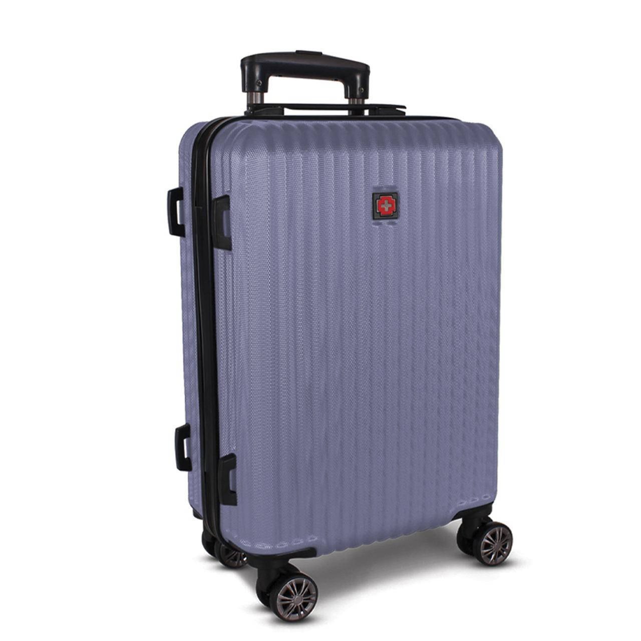 

Чемодан Swissbrand Riga (M) Sky (SWB_LHRIG617M), Сиреневый