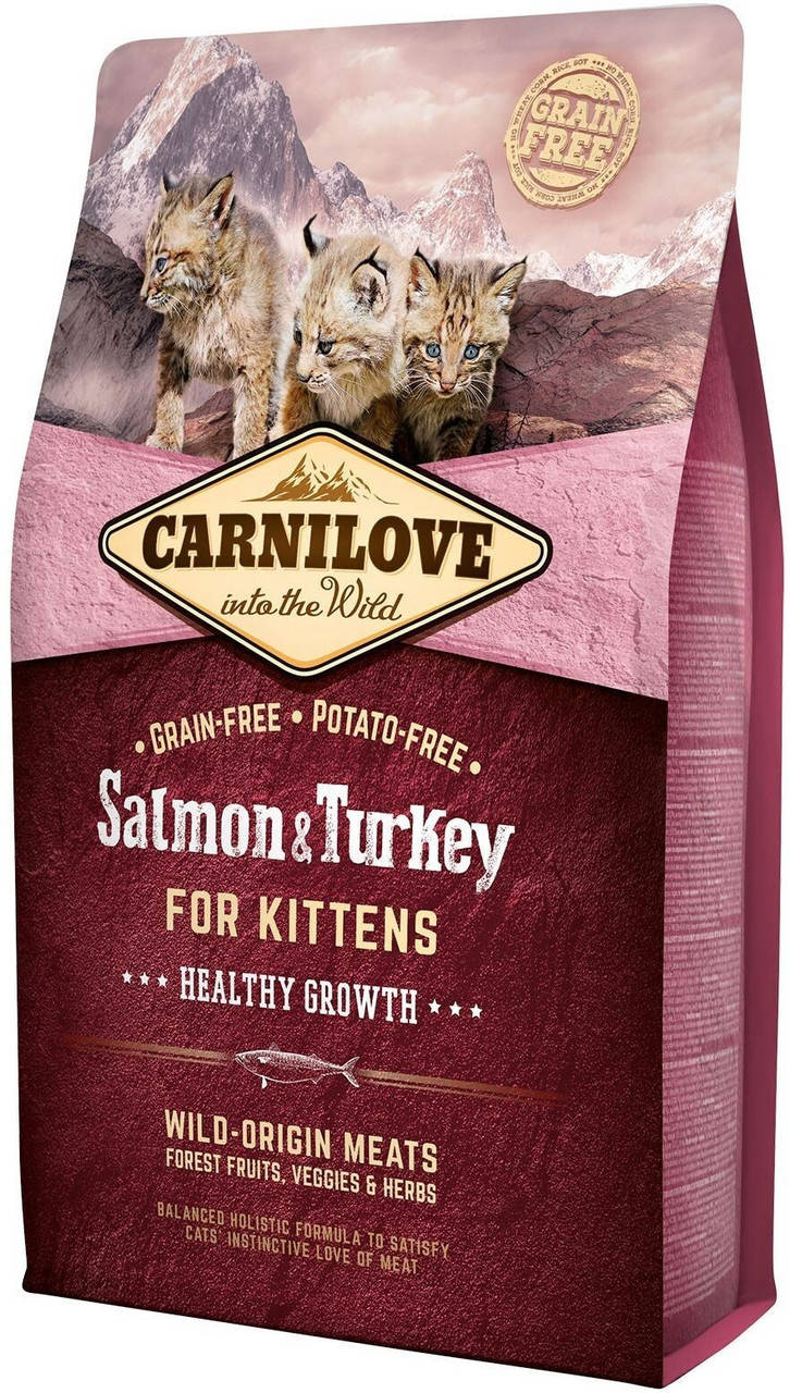 

Корм для котят Carnilove Cat Salmon & Turkey Kitten 2кг