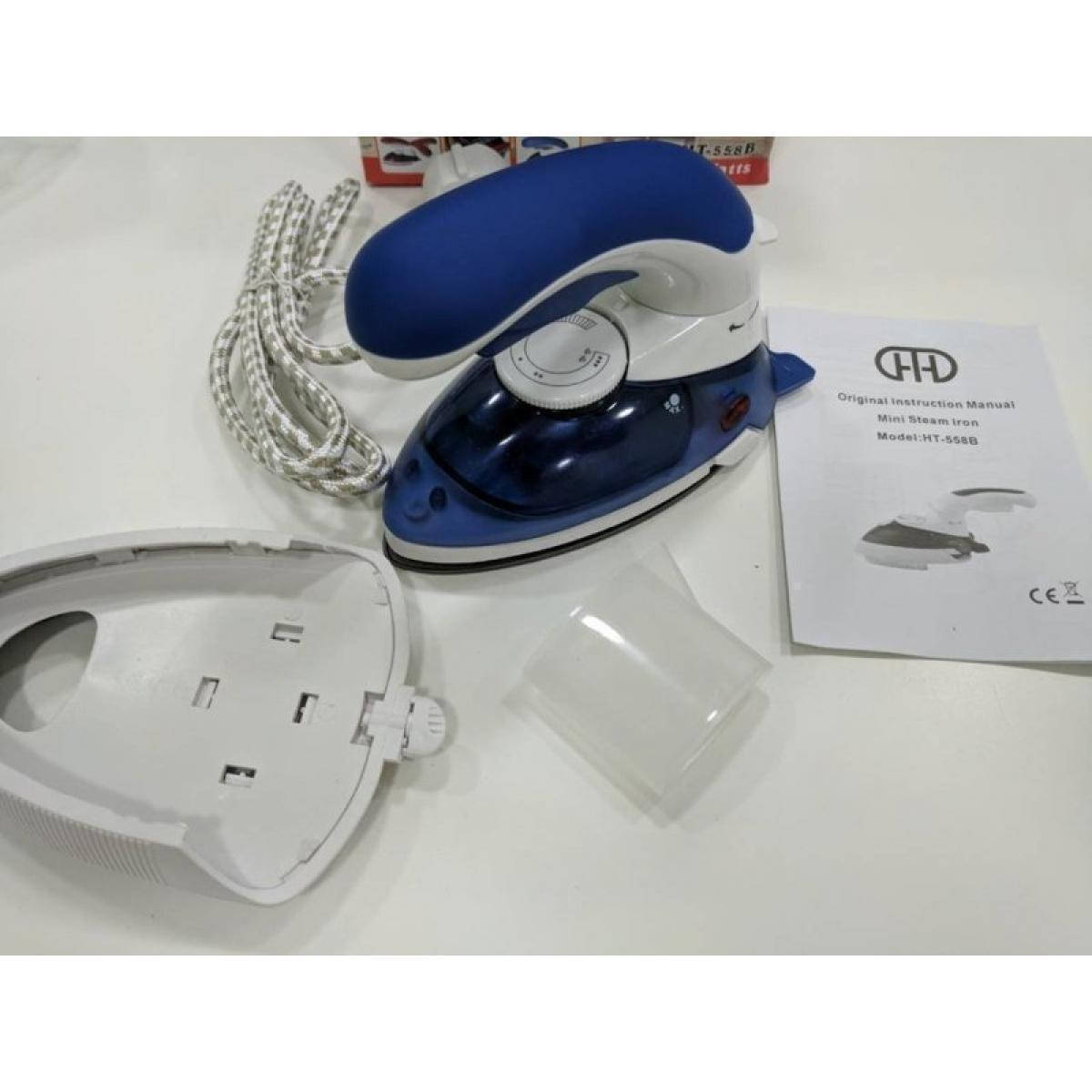 

Дорожный утюг отпариватель для одежды Plymex HT-558B 1000W Blue Синий! Salee