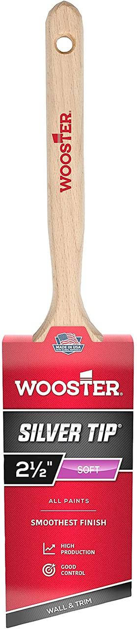 

Кисть малярна угловая профессиональная Wooster SILVER TIP 65 мм