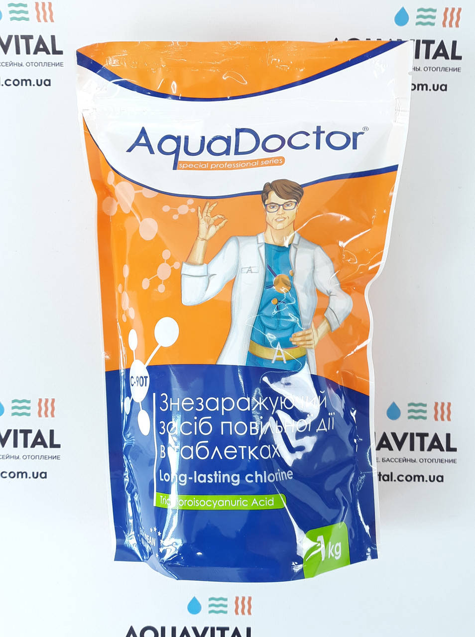 

AquaDoctor C–90T медленный хлор (1 кг)