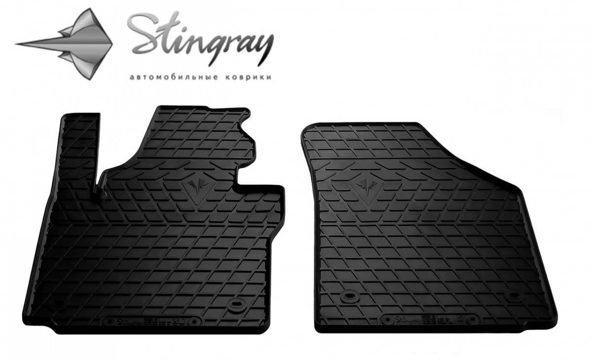 

Коврики в авто передние (2 шт) на VOLKSWAGEN Caddy III (2K) 2003-2020, Черный