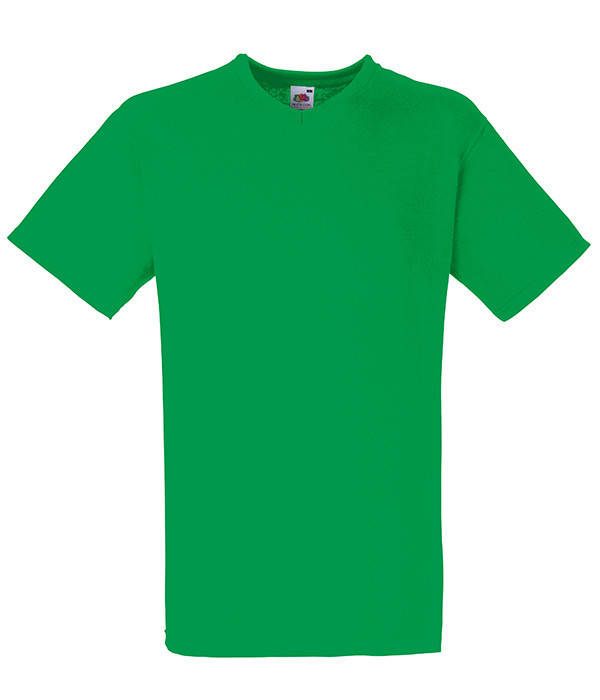 

Мужская футболка с V-вырезом 2XL, Ярко-Зеленый