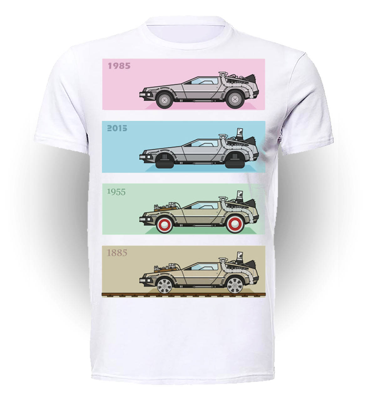 

Футболка GeekLand Назад в будущее Back to the Future Deloreans BF.01.004