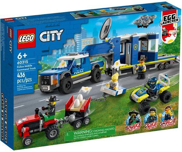

Lego City Полицейский мобильный командный трейлер 60315
