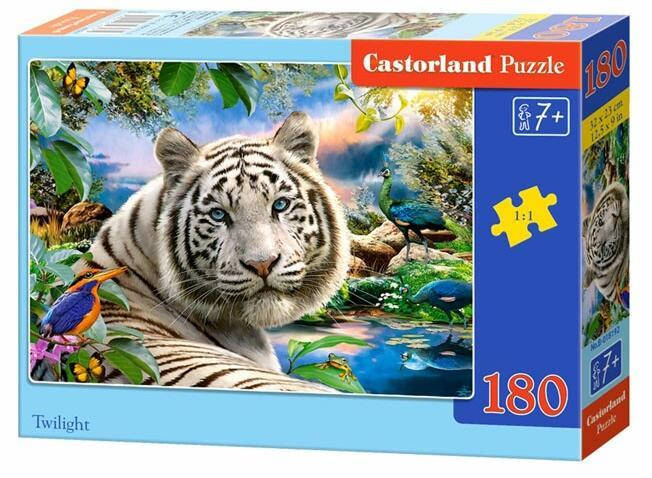

Пазл Castorland - Белый тигр, 180 деталей, Castor Land