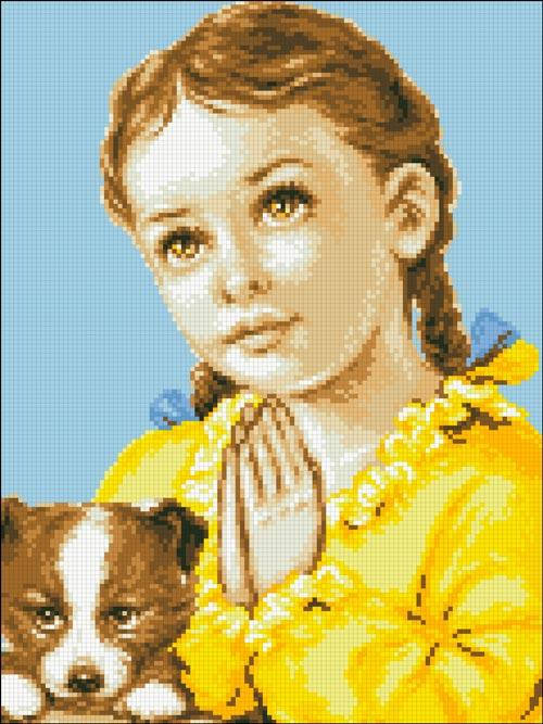 

АМС-175. Молитва за Україну. Алмазная мозаика 30х40см