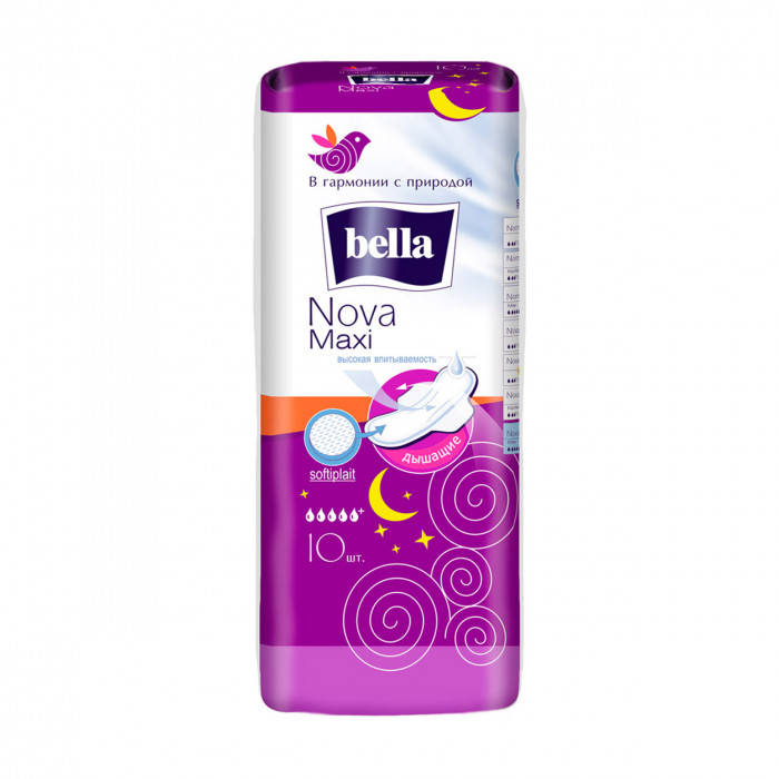 

Гигиенические прокладки Bella Nova Maxi soft 10 шт