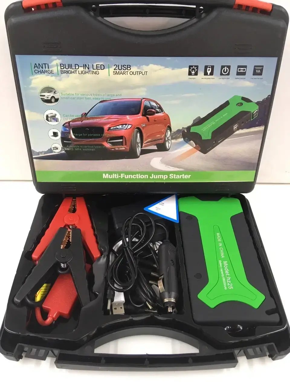 

Повербанк для запуска авто на 38000mAh Power Jump