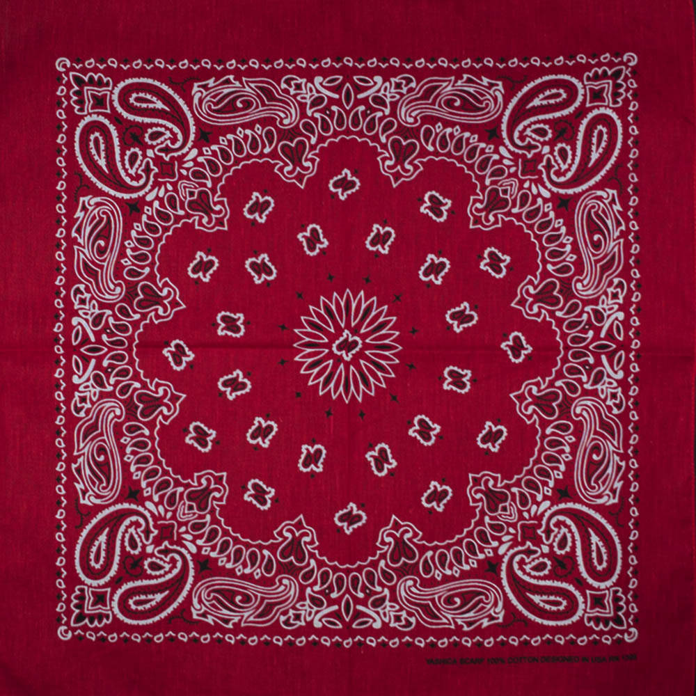 

Бандана BAN-155 красная, Разные цвета