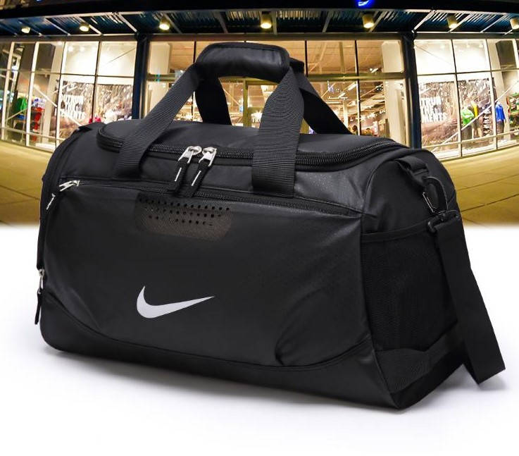 

Спортивная дорожная вместительная сумка Nike с отделом для обуви, Черный