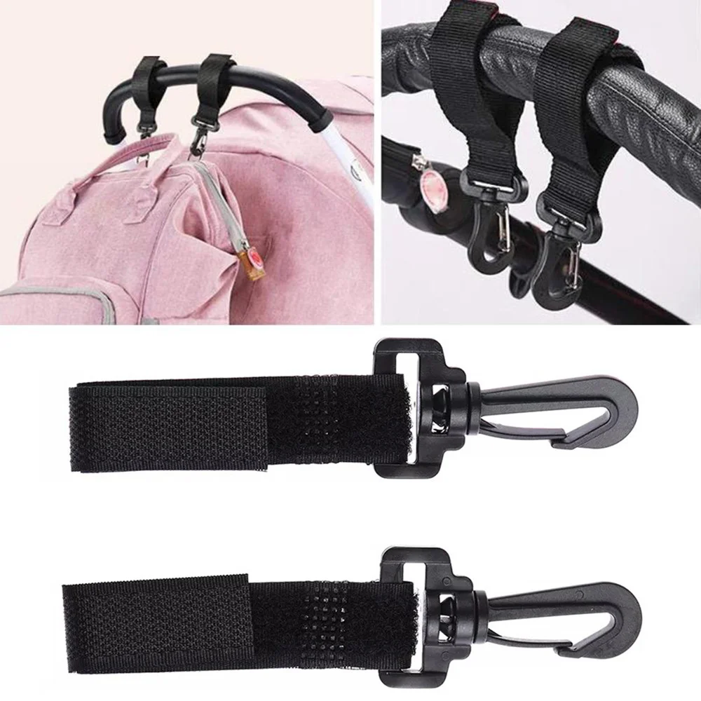 

Крючки для крепления рюкзака на коляску (2 шт.), Черный