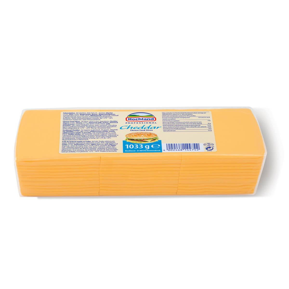 

Сир слайсами Hochland With Cheddar