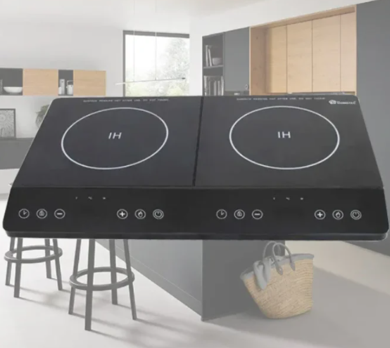 

Индукционная плита, настольная сенсорная на 2 конфорки по 2000W Domotec MS-5872