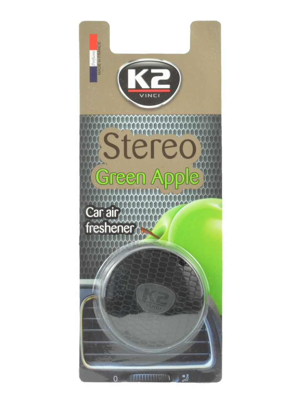 

Ароматизатор на обдув зеленое яблоко K2 Stereo (V152)