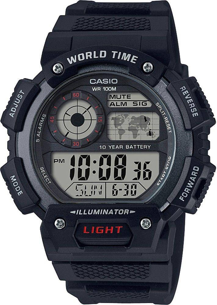 

Часы мужские Casio AE-1400WH-1AVEF