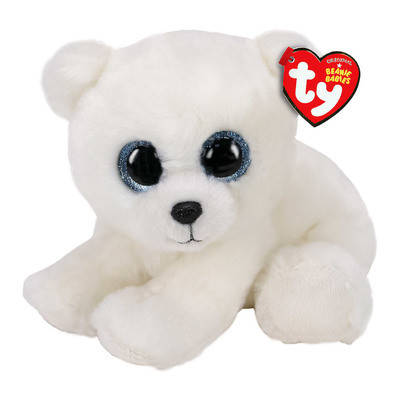 

Детская мягкая игрушка TY Beanie Babies 40173 Белый медведь "POLAR" 15см