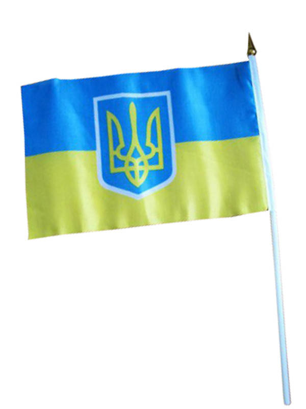 

Флажок Украины на палочке 20*14 см pu0025 (Флаги Украины)