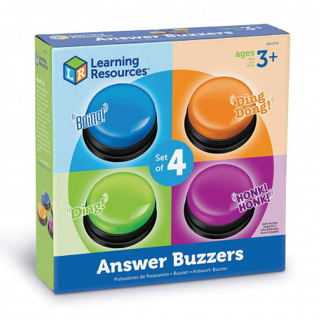 

Набор звуковых кнопок (4 шт) Learning Resources, Разные цвета