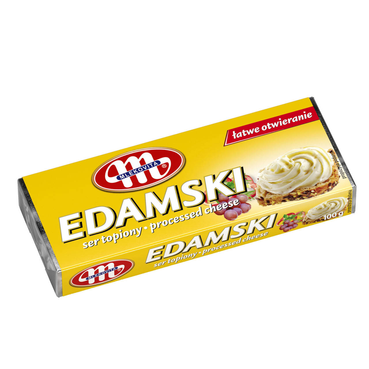 

Плавленный сыр Эдамский "Mlekovita" фасовка 0.1 kg
