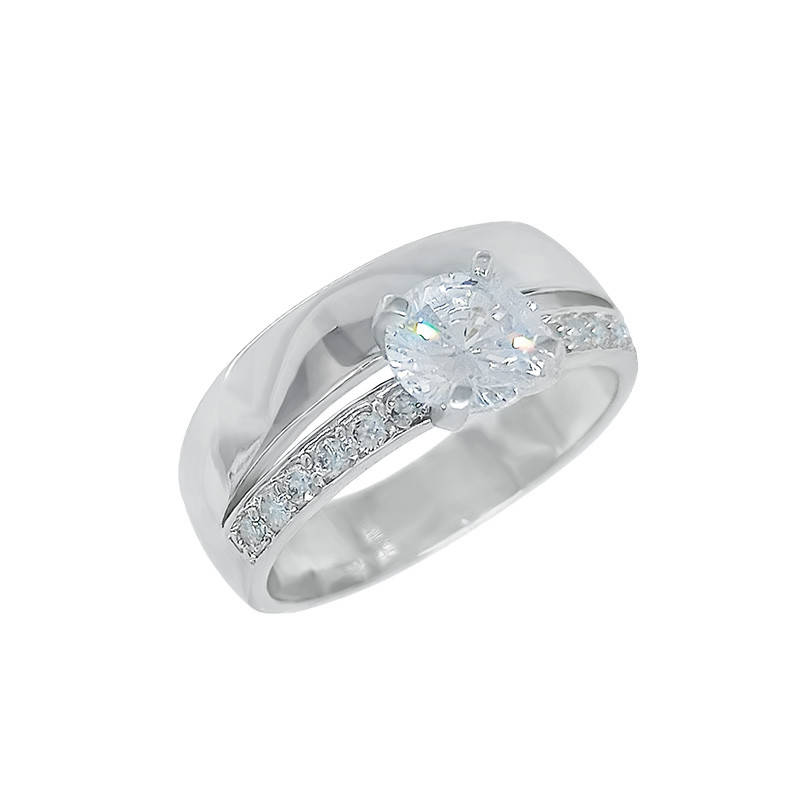 

Серебряное Двойное кольцо Мирабель DARIY 155-01