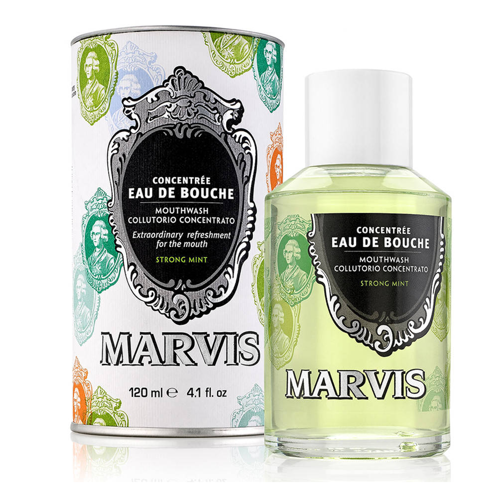 

Ополаскиватель для полости рта Marvis Eau De Bouche Strong Mint 120 мл