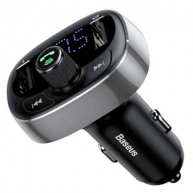 

FM-трансмиттер Baseus FM Launcher 2.4A 2USB Grey (CCTM-01) [51259]