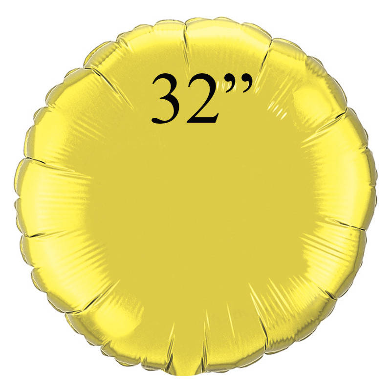 

Фольгированный шар круг золото 32" 406500G Flexmetal, Золотистый