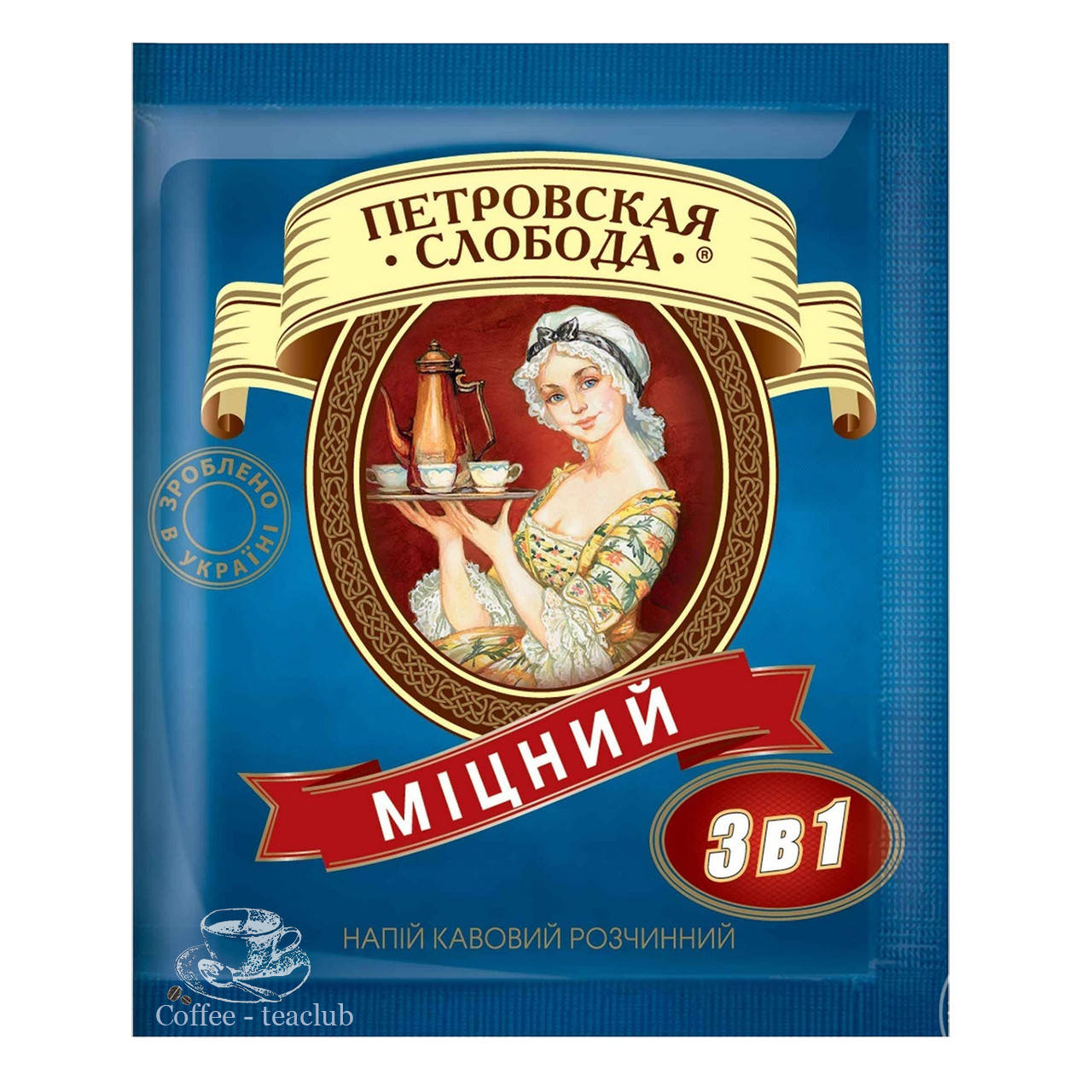 

Кофейный напиток ПЕТРОВСКАЯ СЛОБОДА 3в1 Крепкий 25 х 18 г