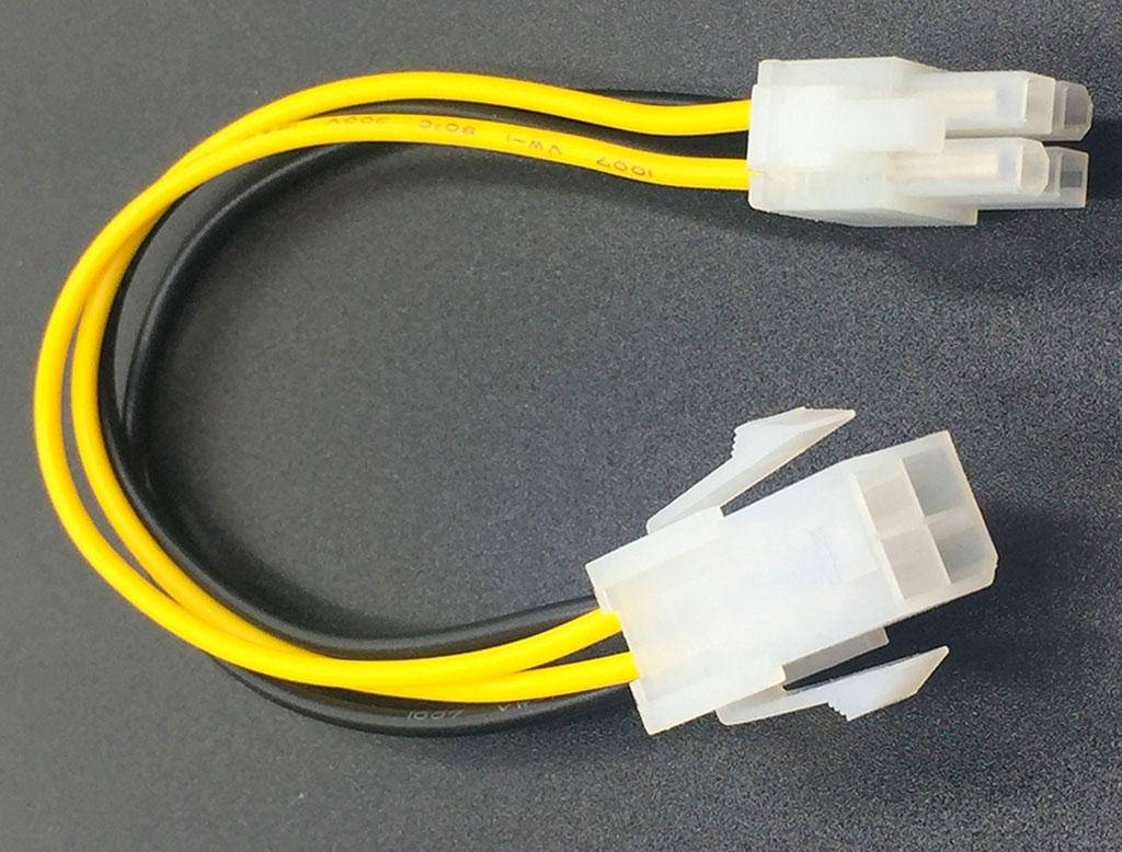 

Удлинитель 12V CPU 4pin для питания процессора max TDP 65W