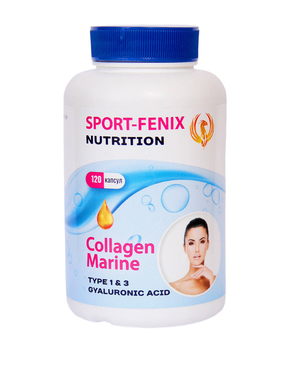 

Коллаген морской SPORT-FENIX Collagen Marine Type I и III 120 капсул