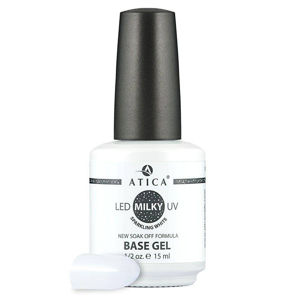 

Камуфлююча база Atica Milky Soak Off, 15ml
