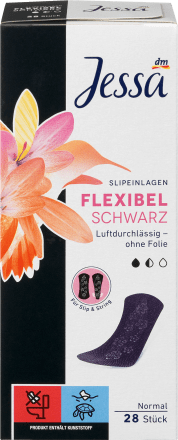 

Ежедневные прокладки Jessa Slipeinlagen Flexibel Schwarz 28шт